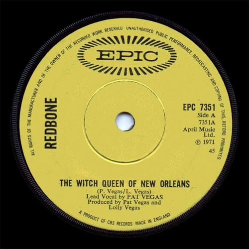 Redbone ‎– The Witch Queen Of New Orleans